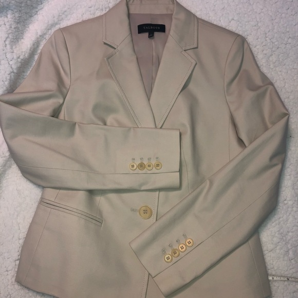 Light Tan Talbots Blazer NWOT - Picture 2 of 6